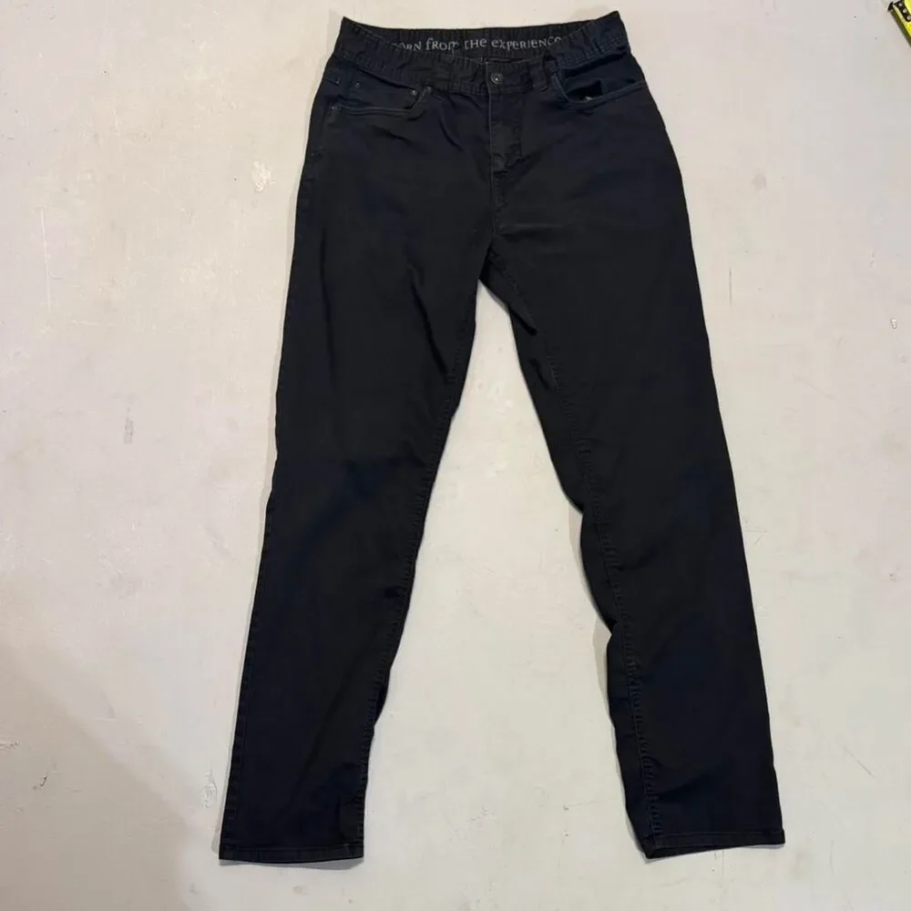 Prana Men's Black and Grey Trousers